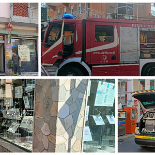 Bordighera, ristorante cinese in fiamme: titolare ferita (foto e video)