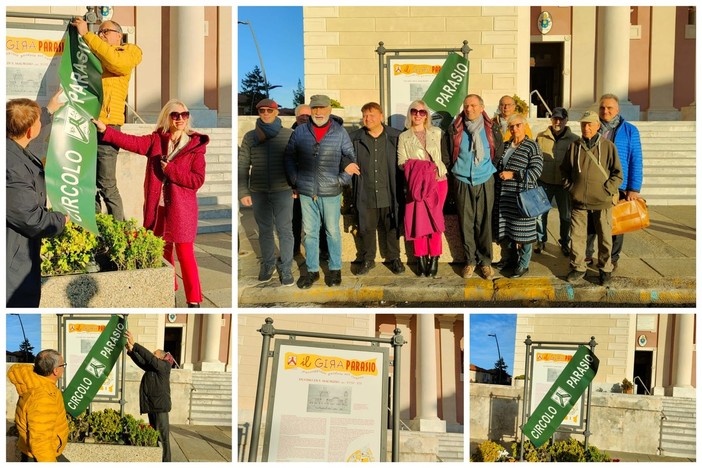 Imperia, Girapasio si rifà il look: nuovi pannelli per conoscere il centro storico. Oneglio: “Iniziativa da proporre in altre zone” (Foto e Video)