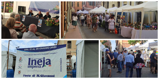 Imperia: a Porto Maurizio la fiera del libro, Oneglia aspetta la festa di San Giovanni (foto)