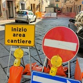 Imperia, cantiere di via Cascione. Il presidente del Civ Caratto: “Sta andando tutto bene, speriamo che i tempi vengano rispettati” (foto)