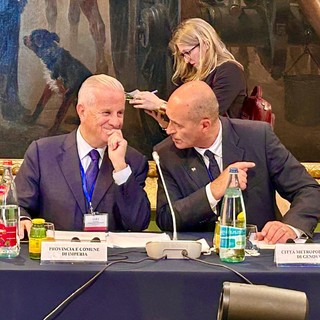 Scajola al Comitato di cooperazione Italia-Francia a Torino: “Alleanza Imperia-Nizza-Cuneo su trasporti, salute e acqua” (foto)