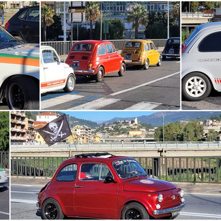 Imperia, l'applaudita invasione delle Cinquecento (foto)