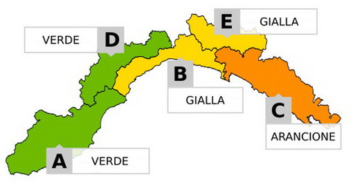 Maltempo: in arrivo nuova perturbazione,  stato di allerta nel Levante della nostra regione