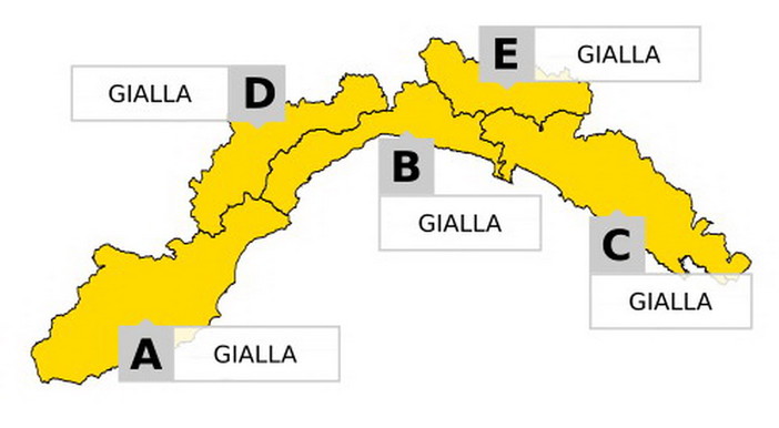 Maltempo: confermata l'allerta gialla, sulla nostra provincia continua a piovere e picco a Ceriana con 150 mm