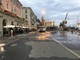 Diano Marina senza acqua per un importante danno a un tubo dell'Amat in Calata Cuneo a Oneglia (Foto e Video)