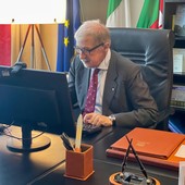 Regione, primo giorno di lavoro per il nuovo presidente Marco Bucci