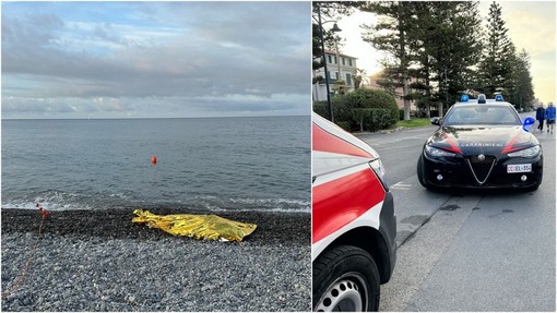 E' un uomo tra i 25 e i 30 anni l'annegato trovato in spiaggia a Bordighera (Foto)