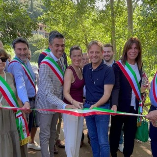 Inaugurato il primo tratto della pista ciclabile a Chiusavecchia