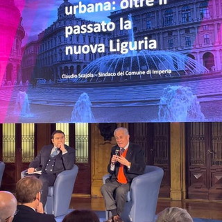 Genova: convegno sulla rigenerazione urbana, la soddisfazione dei sindaci Biancheri e Scajola per i lavori a Sanremo e Imperia (Video)