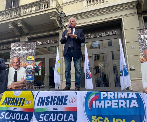 Imperia: comizio di Claudio Scajola &quot;Noi siamo quelli che dicono il vero e voi non siete dei sudditi!&quot;