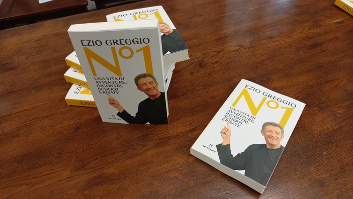 &quot;N.1&quot;, Ezio Greggio presenta il suo libro a Imperia: l'appuntamento alla Fiera del Libro