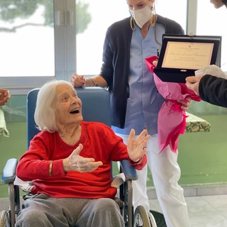 Diano Marina festeggia la seconda centenaria dell'anno: Emma Lucia Ferrero (foto)