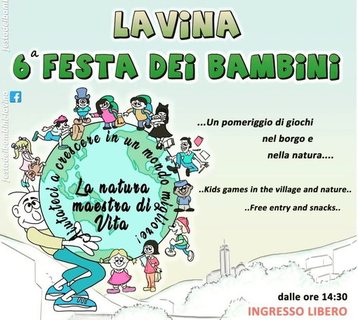 'La Natura maestra di vita': domenica prossima a Lavina di Rezzo la 6a edizione de 'La festa dei bambini'