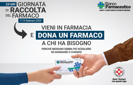 Oggi è la 'Giornata Mondiale del Malato' ma fino a lunedì è sempre attiva la Raccolta del Farmaco