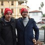 Fulvio Fellegara e Andrea Orlando nel gennaio scorso in campagna elettorale a Sanremo