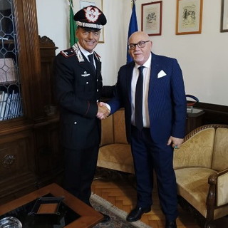 Il Prefetto incontra il nuovo comandante della legione Carabinieri della Liguria