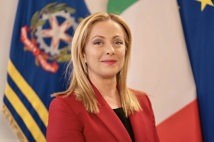 Genova, la presidente del consiglio Giorgia Meloni in visita al Salone Nautico Internazionale