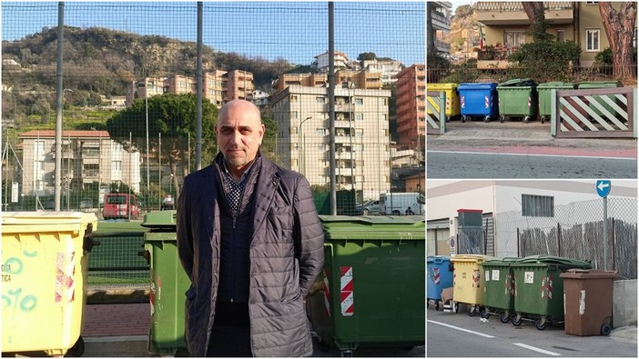 Nuova raccolta differenziata a Vallecrosia, Fazzari: &quot;In arrivo isole ecologiche 4.0 con codice identificativo&quot; (Foto e video)