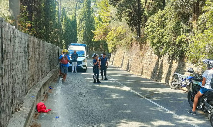 Imperia: scontro tra due moto sul Capo Berta, due feriti e traffico in tilt sull'Aurelia (Foto)