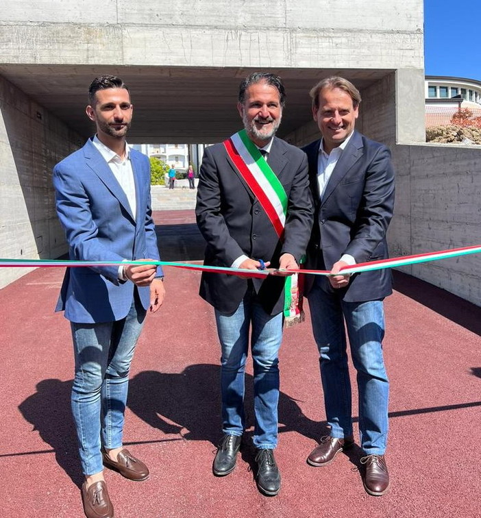 San Bartolomeo al Mare, inaugurato il nuovo sottopasso pedonale, Scajola &quot;Opera fondamentale&quot; (Foto e Video)