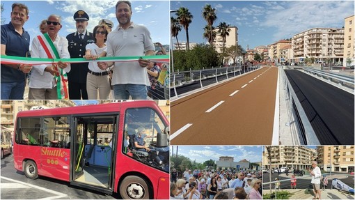 Da Borgo San Moro alla Galezza, a Imperia avanza la ciclabile della Riviera di Ponente (Foto e video)