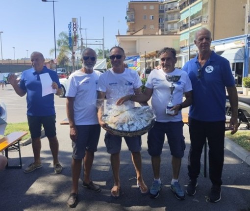 Pesca: nuova vittoria per l'Imperia Fishing Club al Campionato Provinciale di Traina Costiera