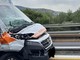 Incidente in autostrada: coinvolta un'ambulanza (Foto)