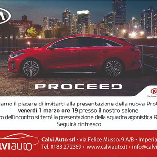 Kia Proceed, oggi ad Imperia la prima uscita: nel tardo pomeriggio da ‘Calvi Auto’ la presentazione ufficiale