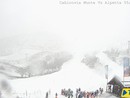 La fitta nevicata in zona Tres Amis a Limone Piemonte