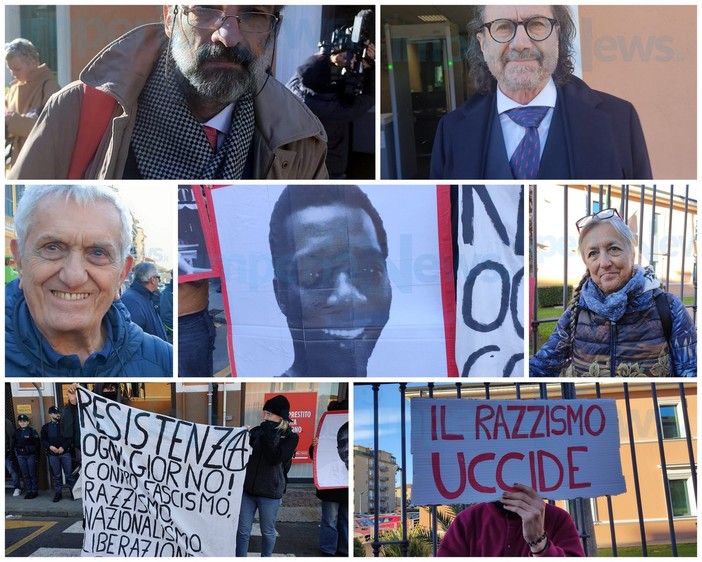 Imperia, 2 anni di carcere agli aggressori di Moussa Balde. Difesa e parte civile d’accordo: “Sentenza equilibrata” (foto e video)