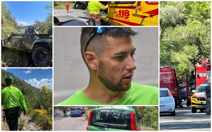 Ventimiglia: tre morti nel drammatico incidente sul monte Grammondo, il finanziere aveva 37 anni ed era di Vernante (Foto e Video)