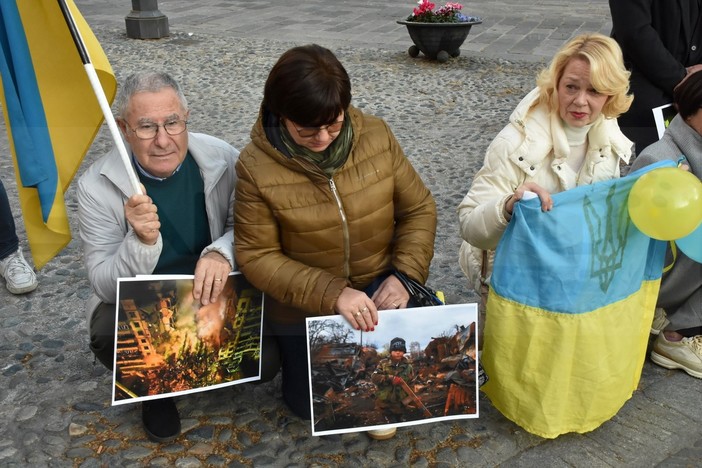 Imperia: questo pomeriggio in piazza San Giovanni manifestazione di sostegno all'Ucraina