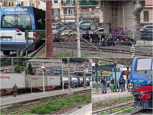 Le immagini dalla stazione di Ventimiglia