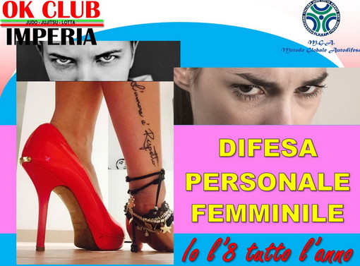 Imperia: a marzo al via corso di difesa personale femminile a cura dell’Ok Club