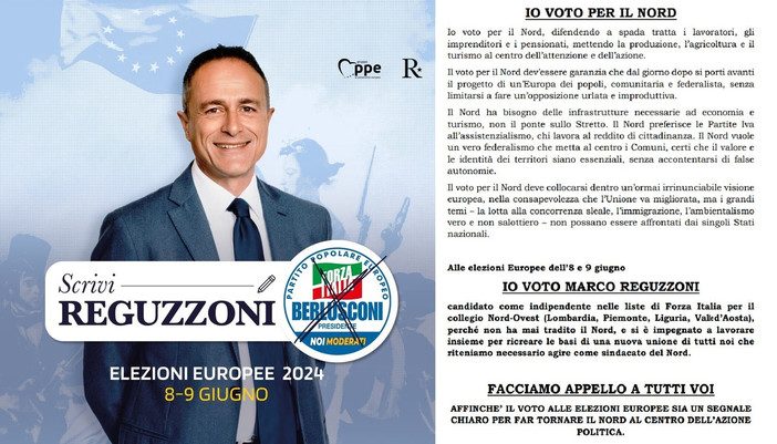 Elezioni Europee, l'appello dei mille per Marco Reguzzoni a difesa del Nord. Tra i firmatari Leoni, Pagliarini, Bonomi e Bastoni