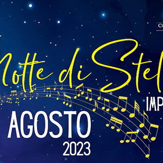 Imperia: per 'San Lorenzo' torna nel centro storico di Oneglia la 'Notte di Stelle'