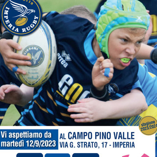 Riprendono gli allenamenti per le categorie giovanili dell'Imperia Rugby