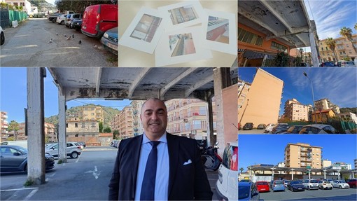 Vallecrosia, il candidato sindaco Fabio Perri: &quot;Decoro e pulizia per i parcheggi di via San Vincenzo e dell'ex mercato dei fiori&quot; (Foto e video)