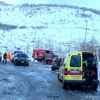 Slavina cade a Monesi: quattro persone sepolte, una è grave (foto e video)