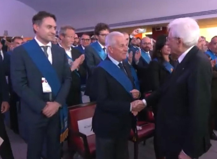 Province: Claudio Scajola all’assemblea nazionale alla presenza del Presidente della Repubblica Sergio Mattarella