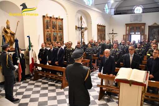 Imperia: la Guardia di Finanza celebra San Matteo nella chiesa di Nostra Signora di Loreto a Oneglia