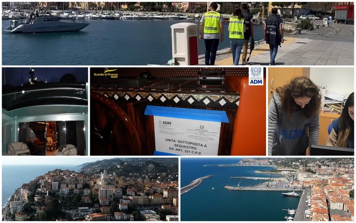 Imperia: avevano evaso Iva per 300mila euro, sequestrato dalla Finanza uno yacht di 34 metri (Foto e Video)