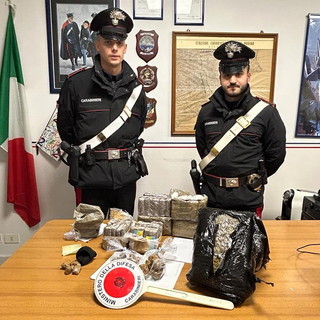 Spacciatore di Diano Marina arrestato dai carabinieri: preso con cocaina e hashish