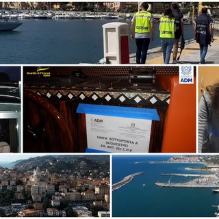 Imperia: avevano evaso Iva per 300mila euro, sequestrato dalla Finanza uno yacht di 34 metri (Foto e Video)