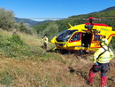 Rezzo, trentenne precipita da 40 metri d'altezza percorrendo un sentiero in bici