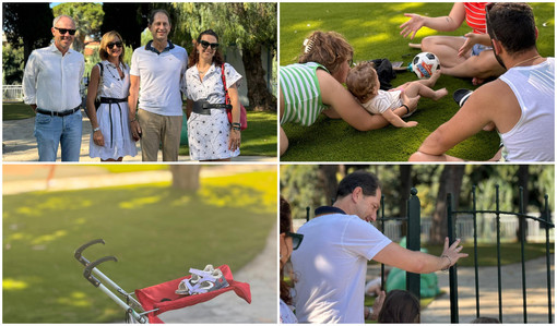 Fotonotizia. Apertura del parco giochi in via Campodonico a Diano Marina