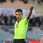 Calcio, l'imperiese Davide Massa arbitra la partita tra Napoli e Roma