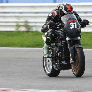 Nuovo podio per il motociclista imperiese Antonio Marzo: terzo posto sulla pista di Varano