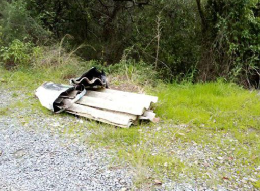 Imperia, amianto abbandonato vicino al Santuario di Montegrazie