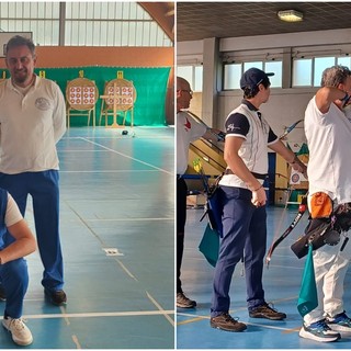 Tiro con l'arco,  gli arcieri  della Compagnia di San Bartolomeo al Mare impegnati in due gare